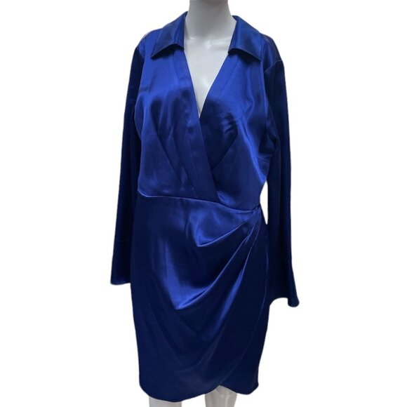 royal blue dress express Zapakasa Women Sparkly Royal Blue Prom Dress with Slit A-Line Lace-Up Back  Party Dress